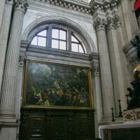San Giorgio Maggiore - view of presbytery with painting “The Jews in the Desert”