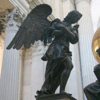 San Giorgio Maggiore - detail: sculpture of angel on main altar