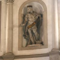 San Giorgio Maggiore - detail: sculpture in niche along ceiling of choir