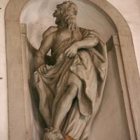 San Giorgio Maggiore - detail: sculpture in niche along ceiling of choir