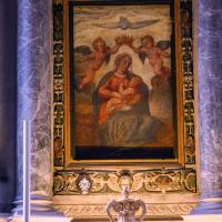 Santa Maria Formosa - detail: painting of Madonna in north choir chapel