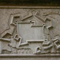 Santa Maria del Giglio - detail: sculptural relief of Spalato, facade