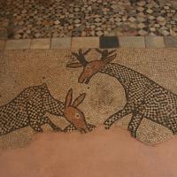 San Zaccaria - detail: floor mosaic of deer