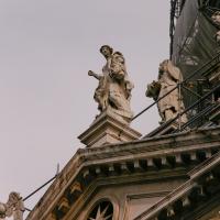 Santa Maria della Salute - detail: pediment and sculptures