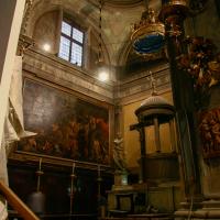 Santi Apostoli - view of altar with painting “Fall of Manna” by Paolo Veronese