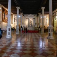 Scuola Grande di San Rocco - view of lower hall from altar side