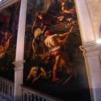 Scuola Grande di San Rocco - detail: painting on right side of staircase