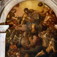 Scuola Grande di San Rocco - detail: painting, altar, grand hall