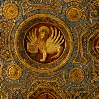 Scuola Grande di San Marco - detail: coffered ceiling, Main Hall