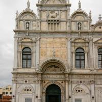 Scuola Grande di San Marco - view of facade and entrance portal