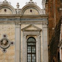 Scuola Grande di San Marco - detail: window, facade