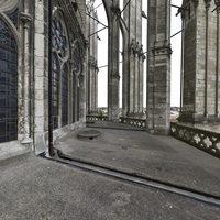 Cathédrale Saint-Pierre de Beauvais - Exterior: ambulatory roof terrace, between S1-S2