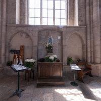 Église Notre-Dame de Château-Landon - Interior: south nave aisle
