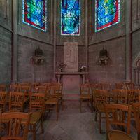 Abbaye Notre-Dame-des-Ardents-et-Saint-Pierre de Lagny-sur-Marne - Interior: chevet, north radiating chapel