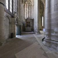 Cathédrale Saint-Étienne de Meaux - Interior: north outer nave aisle