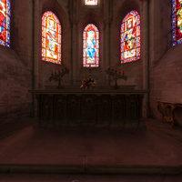 Église Notre-Dame de Melun - Interior: chevet, hemicycle