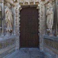 Cathédrale Notre-Dame de Reims - Exterior: western frontispiece, north portal