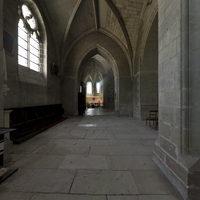 Église Saint-Serge d'Angers - Interior: north nave aisle