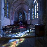 Église Saint-Laumer de Blois - Interior: chevet, ambulatory, axial chapel