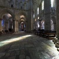 Église Saint-Laumer de Blois - Interior: north nave aisle, north transept