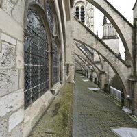 Cathédrale Saint-Étienne de Bourges - Interior: outer triforium level, N8