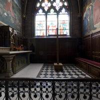 Cathédrale Saint-Étienne de Bourges - Interior: south chevet aisle, radiating chapel