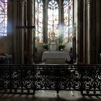 Cathédrale Saint-Étienne de Bourges - Interior: chevet, outer ambulatory, axial chapel