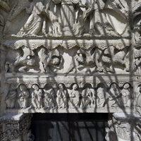 Cathédrale Notre-Dame de Chartres - Exterior: western frontispiece, north portal, tympanum level