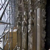 Cathédrale Notre-Dame de Chartres - Exterior: western frontispiece, south portal, jamb level
