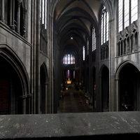 Cathédrale Notre-Dame de Clermont-Ferrand - Interior: west end, organ loft