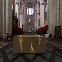 Cathédrale Saint-Julien du Mans - Interior: crossing
