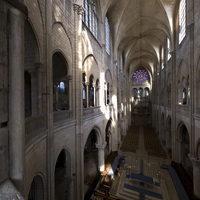 Collégiale Notre-Dame de Mantes-la-Jolie - Interior: chevet, ambulatory, gallery level