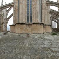 Cathédrale Saint-Just-Saint-Pasteur de Narbonne - Exterior: east chevet, ambulatory roof