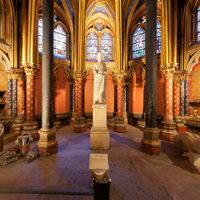 Sainte-Chapelle - Interior: lower chapel