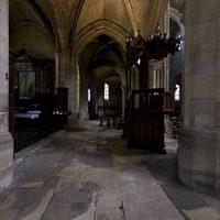 Collégiale Notre-Dame de Poissy - Interior: north nave aisle
