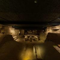 Basilique de Saint-Denis - Interior: crypt, Merovingian necropolis