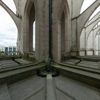 Basilique de Saint-Denis - Exterior: aisle roof, northeast corner