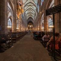 Cathédrale Notre-Dame de Strasbourg - Interior: narthex, central bay