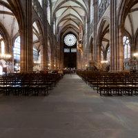 Cathédrale Notre-Dame de Strasbourg - Interior: nave, east end