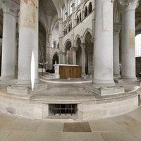 Église Sainte-Marie-Madeleine de Vézelay - Interior: chevet, ambulatory, axial chapel