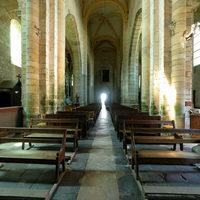 Église Saint-Menoux - Interior: Crossing