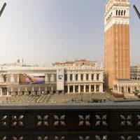 Palazzo Ducale - Exterior: View from Main Balcony Across Piazza San Marco