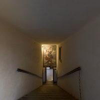 Palazzo Ducale - Interior: View of Titian Fresco of St. Christopher in Staircase of Philosophers' Room