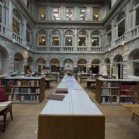 Biblioteca Nazionale Marciana - Interior: Courtyard now restored to Reading Room