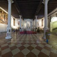 Scuola Grande di San Rocco - Interior: View of Lower Hall from Center