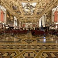 Scuola Grande di San Rocco - Interior: View of Grand Hall, at Far End