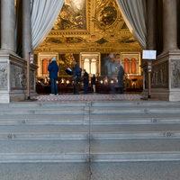 Scuola Grande di San Rocco - Interior: View of Staircase 