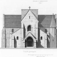 Église Saint-Vaast d'Angicourt - Exterior, west façade elevation