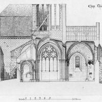 Église Saint-Vaast d'Angicourt - Transverse section