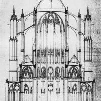 Cathédrale Saint-Pierre de Beauvais - Choir, section of the hemicycle